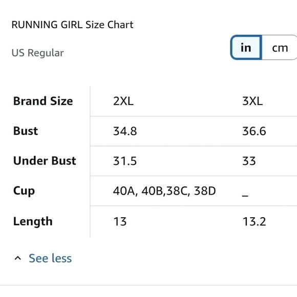 RUNNING GIRL Sports Bra for Women High Impact Large Bust Padded 3xl - Picture 3 of 3